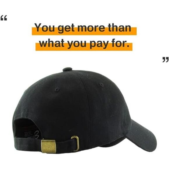 Cotton Baseball Cap Adjustable Dad Hat Low Profile Unstructured Classic Fit - Picture 5 of 7
